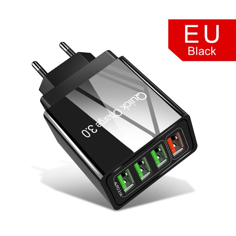 Quick 48W Charging 4.0 3.0 USB Charger QC4.0 QC3.0 for Samsung S10 A50 Xiaomi Mi9 iPhone 11 X 7 Wall Adapter        QC QC_voghion.com