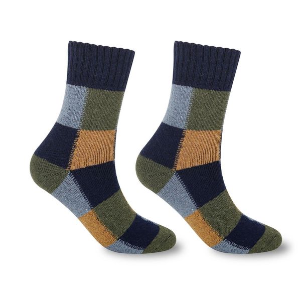 wangjia Wangjia Men's Wool Mid-Calf Autumn Thickened Fleece Warm Anti-Cold Terry Winter Long Tube Towel Socks For Men_voghion.com