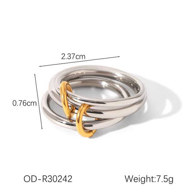 Global Bestselling Stainless Multi-layer Stacking Non-fading Cross-border Trade Jewelry Wholesale Diamond-studded_voghion.com