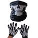 Halloween-Maske, Horror-Totenkopf-Kiefermaske, Skelett-Geister-Handschuh-Set, Show-Party-Verkleidung, neue Modelle._voghion.com