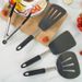 Turner Spatula Silicone Spring Frying Spatula Frying Steak Non Stick Pan Leaking Spatula Kitchen Set_voghion.com