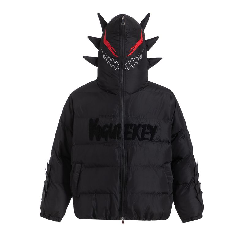 Men's Clothing 2024 new American retro black workwear cotton jacket men's high street cotton jacket flat jacket functional jacket_voghion.com