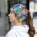 Korean version of women's pullover breathable headband pile up double-layer chemotherapy fashionable headscarf hat,_voghion.com