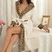 Autumn And Winter Women's Fleece Thickened Comfortable Nightgown Bathrobe_voghion.com