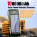 Chargeur solaire portable d'extérieur de grande capacité 4 en 1 avec câbles intégrés et écran numérique LED pour iPhone_voghion.com