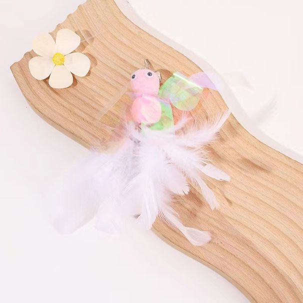 Giocattolo di paillettes colorato e di alta qualità, simpatico ape, coda di piume, gatto, bacchetta magica, testa di ricambio, cartone animato_voghion.com