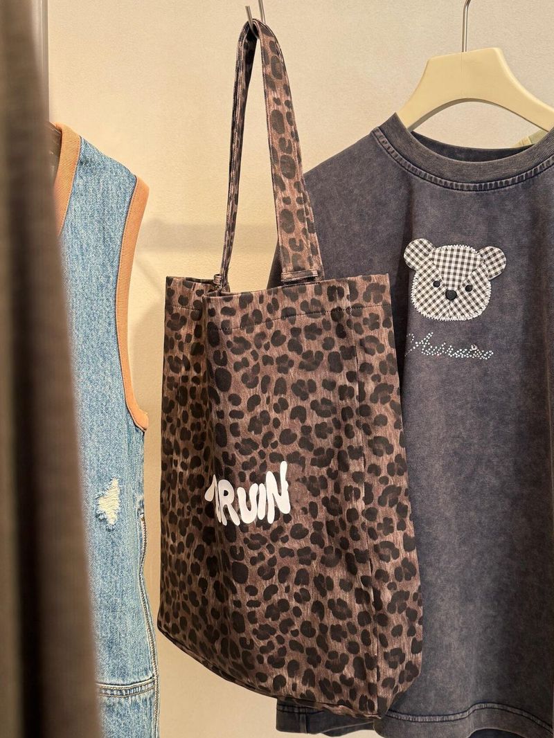 Sac fourre-tout à imprimé léopard pour femme, nouveau modèle 2025_voghion.com