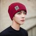 Men's Winter Windproof Coldproof Warm Knitted Super Thickened Fleece Lined Wrap Hat Large Head Circumference_voghion.com