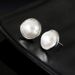Orecchini in argento sterling orecchini di perle semi-rotonde di nicchia minimalista jolly retrò elegante gioielli stile coreano donne senso di fascia alta_voghion.com