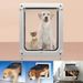 Supplies Pet Cat Blocker Cage Fence Hole Passage Two-Way Dog Door_voghion.com