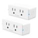 Govee Dual Smart Plug 4 Pack, 15A WiFi Bluetooth Outlet, Work With Alexa And Google Assistant, 2-in-1 Compact Design, Govee Home App Control Remotely With No Hub Required, Timer, FCC And ETL Certified_voghion.com