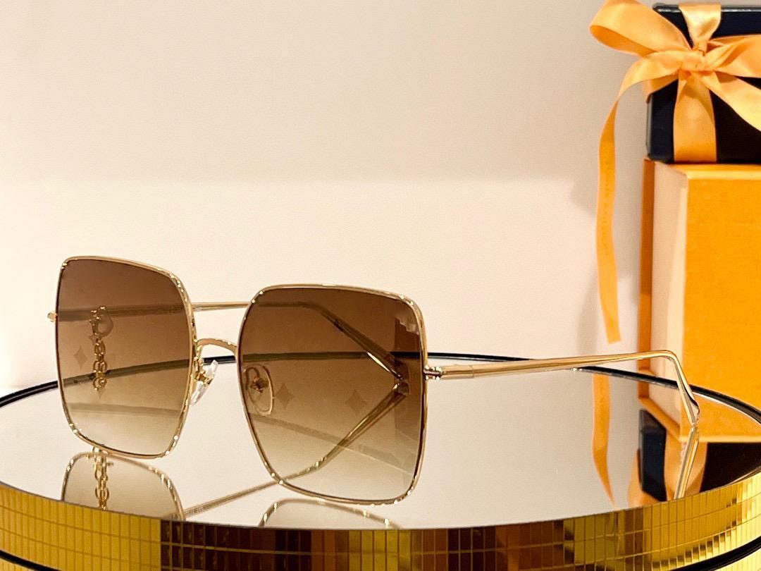 Womans Rosa sonnenbrille Korrektur rahmen goldene sonnenbrille mit Brief Anhänger modell Z1716-Z1719 Retro mode sommer_voghion.com