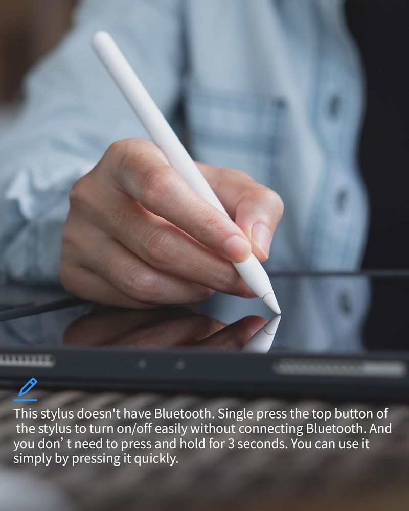 Universal Stylus For IPad (10th/9th Gen) – Fast Charge, Palm Rejection, Tilt Support, Works With All Recent IPad Models (Air/Mini/Pro 11"/12.9")​_voghion.com