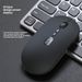 Silent Rechargeable Mouse With Power Display, 2.4G & Type-C Dual Mode, 1600 DPI Ergonomic Wireless Mouse For PC Laptop Mac_voghion.com