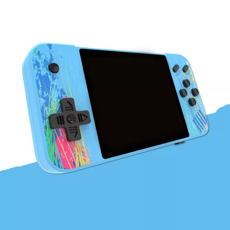 Console di gioco portatile Supporto per console di gioco retrò con schermo grande da 3,5 pollici per collegare due giocatori alla TV_voghion.com