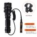 L2 USB Rechargeable Flashlight - 1000 Lumens Mini LED Torch With Long Throw, Waterproof & Compact Design For Outdoor, Night Riding, Camping_voghion.com