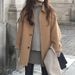 Women's Clothing Wool-Like Trench Coat Long Loose Fit Jacket Japanese Korean Style Slimming Outerwear For Autumn Winter_voghion.com