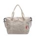 Borsa da viaggio a tracolla casual in tela tinta unita, grande capacità, per donna, stile coreano, borsa tote versatile_voghion.com