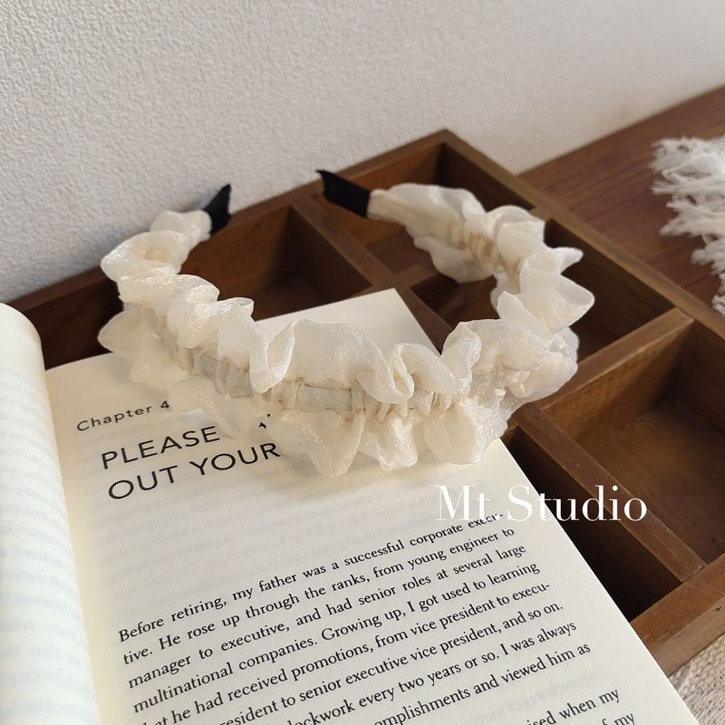 Xiangjia Folded Hoop Fairy Bubble Foam Simples e Versátil Acessórios de Cabelo de Alta Qualidade Primavera/Verão Novo Estilo_voghion.com