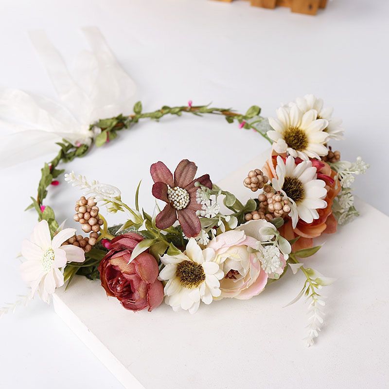 Style Super Little Wearing Wreath Headwear Forest Girl Internet Celebrity Adult Photo Children Flower Fairy_voghion.com
