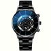 Non Swiss Fully Automatic Mechanical Dual Calendar Business Minimalist Waterproof Men's Quartz Watch_voghion.com