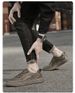 Retro Men's Board Shoes Platform Low-top Casual Shoes Small Leather Shoes Men_voghion.com