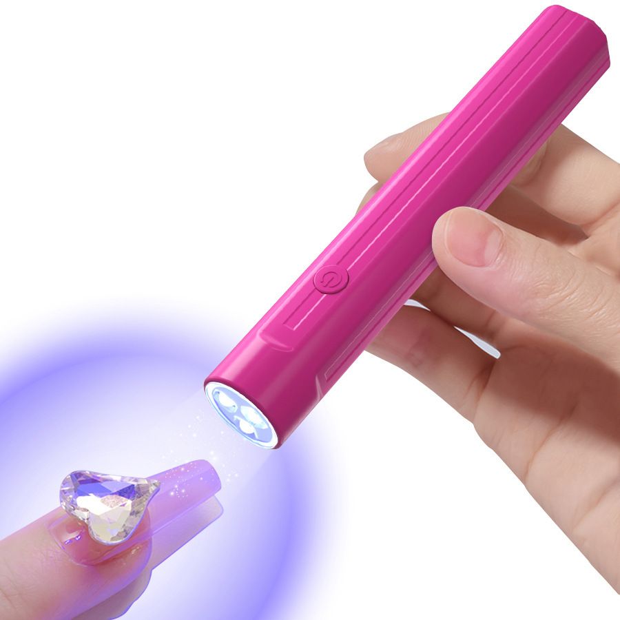 Nail Art Equipment Handheld Manicure Light, Small Portable Plug In Mini Light Therapy Light, Nail Piece Baking Light_voghion.com
