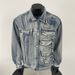 Herrenbekleidung Vintage Washed Denim Jacke – Distressed Oversized Kapuzenmantel, Koreanischer Streetwear-Stil, Lässige Lockere Passform Mit Überschnittener Schulter_voghion.com