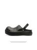 Παπούτσια Fgmm Big Black Hole Slip-on για άνδρες και γυναίκες με την ίδια χοντρή σόλα και αυξανόμενο ύψος, παντόφλες με κλειστά δάχτυλα._voghion.com