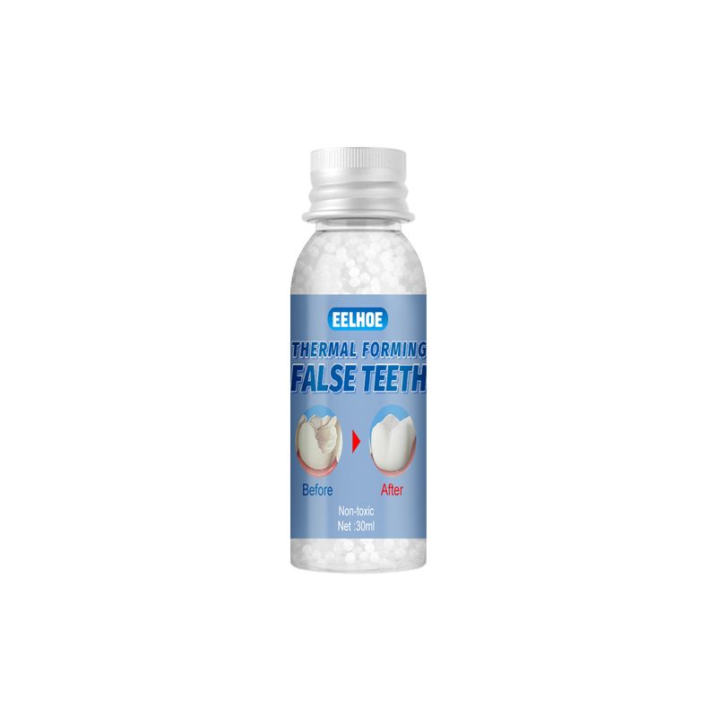 EELHOE Pellicola adesiva modellabile Trucco televisivo, modifica dei denti artificiali, otturazione temporanea, colla, foro dentale e_voghion.com