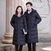 "Knee-Length Professional Cotton Coat – Unisex Winter Workwear For Property & Hospitality Staff"_voghion.com
