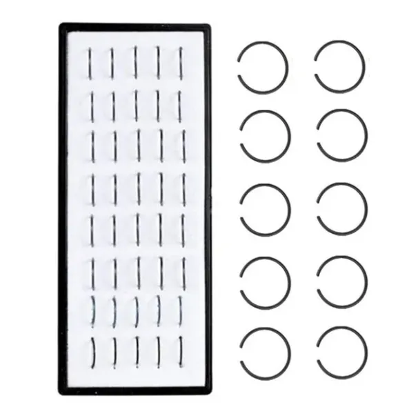 40/60 pezzi in acciaio inossidabile dritto L naso per donne anello set 1,8 mm cristallo moda Aro Nariz Nase Pircing gioielli per il corpo_voghion.com