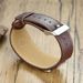 New Stainless Steel Curved Medical Genuine Leather Adjustable Watch Strap DIY Bracelet Men's Jewelry_voghion.com