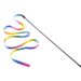 Dubbelzijdige toverstaf, regenbooglint, kattenplaagspeeltje, huisdierbenodigdheden_voghion.com