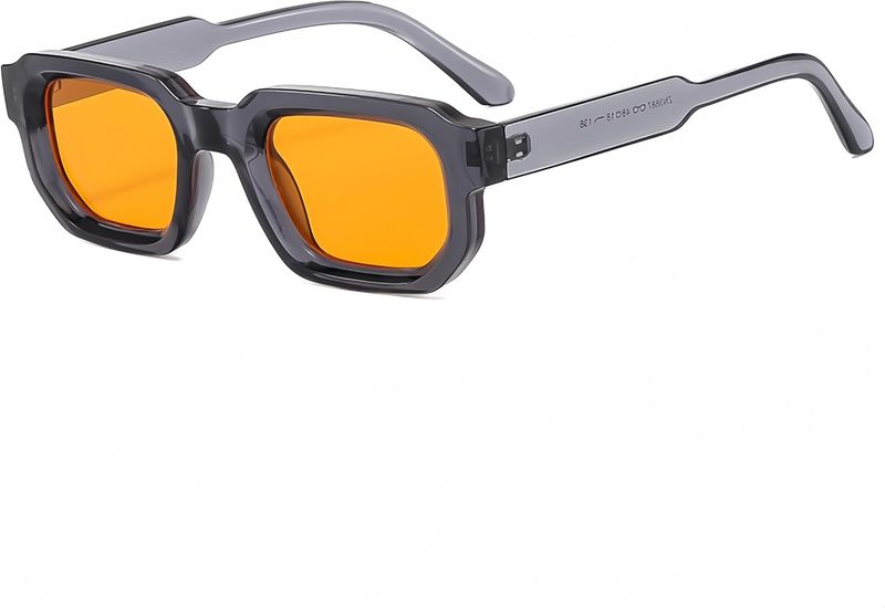 Vintage Rectangular For Women Men Rectangle Sunglasses Retro Glasses UV400 Protection_voghion.com