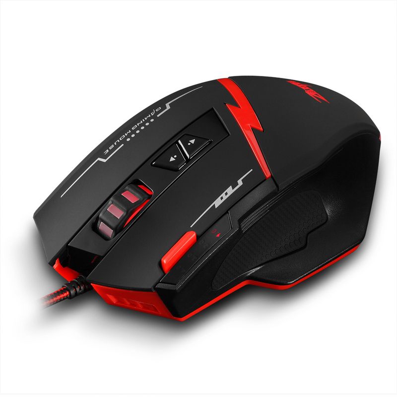 ZELOTES Gripper C8 Mouse 8-button Game Programming Mouse, Custom Gun Macro Mouse, Private Model Mouse_voghion.com