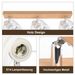 Glitzerlife Deckenstrahler 3 Flammig Weiß Deckenlampe Holz - Deckenleuchte E14 Moderne Deckenleuchte Schwenkbar 350° Max.25w Innen Holzoptik Spotlights Für Flur_voghion.com