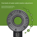 5-Setting Handheld Shower Head - Manual High Pressure Boosting With Powerful Filter For Home Bathroom Use_voghion.com