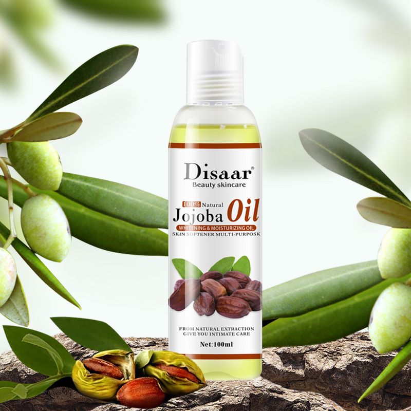 100ml Disaar 100% Natural Organic Jojoba Oil Massage Best Skin Care Relaxing Moisturizing Oil control Hydration Massage Product_voghion.com