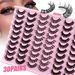 Lash extension set 30 pairs of false eyelashes Daily curling eyelashes thick natural fiber eyelashes_voghion.com