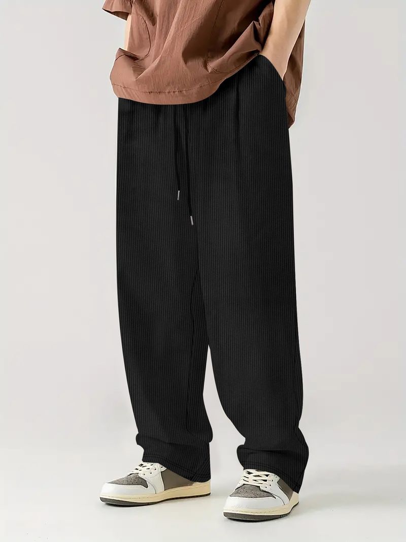 Vêtements pour hommes Automne Nouveaux pantalons de sport décontractés en velours côtelé pour hommes_voghion.com