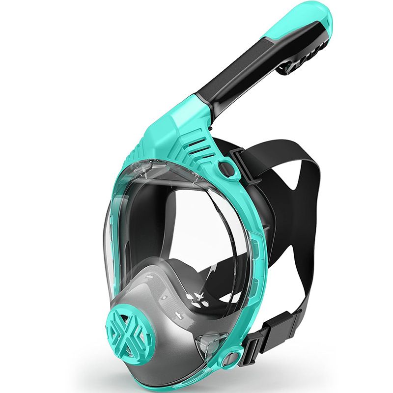 24 Years Anti-Fog Anti-UV Fully Dry Breathing Snorkeling Private Mold Full Face Diving Mask_voghion.com