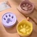 Small And Medium Dogs Dopamine Color Series Slow Teddy Feeder Dog Silicone Pet Bowl Supplies_voghion.com