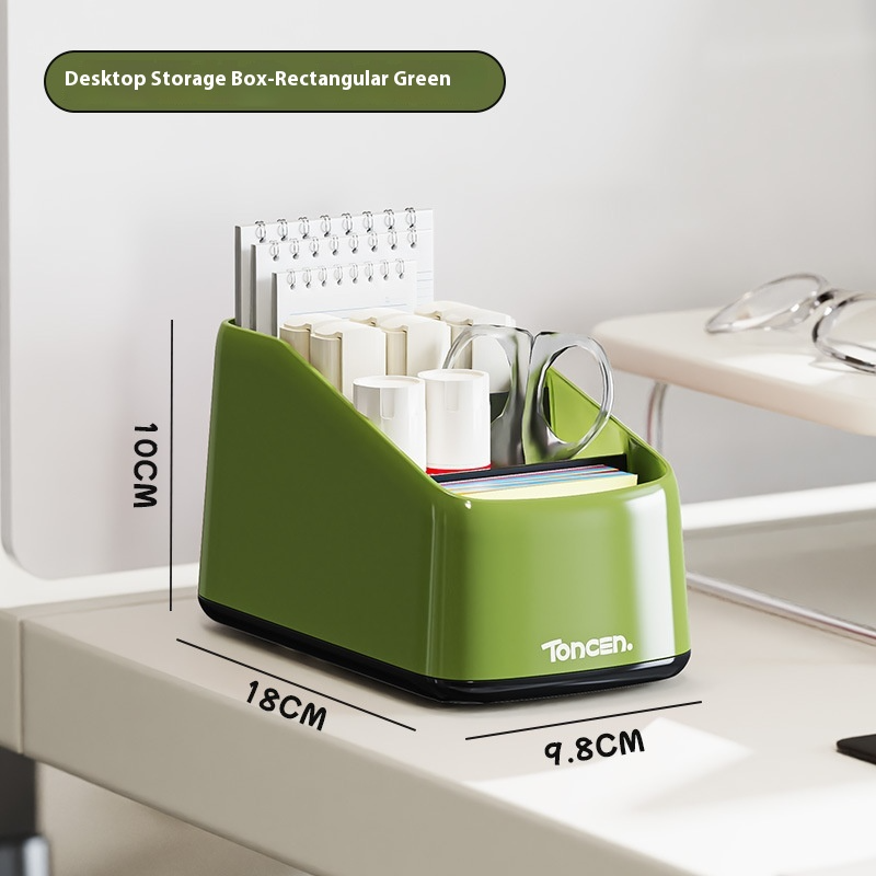Modular Desktop Organizer Set - Multi-Purpose Storage Box For Pens, Remotes & Office Supplies, Sleek Home Office Decor_voghion.com