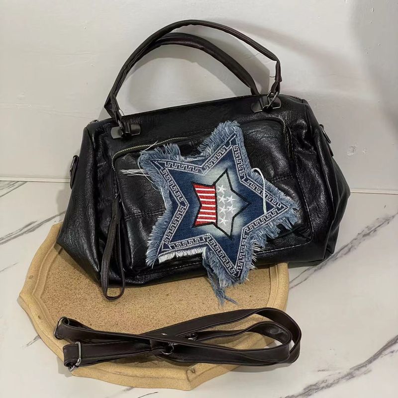 Borse da donna Borsa Hobo retrò Hottie Borsa a tracolla grande capacità 1907 Borsa a mano con stella a cinque punte Millennial_voghion.com