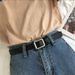 Design Punch-free Belt Jeans Women's Belt Fine Decoration_voghion.com