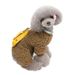 Pet Clothing Autumn/Winter New Teddy Dog Cat Bag Style 19 Thick Four Leg Velvet Clothes_voghion.com