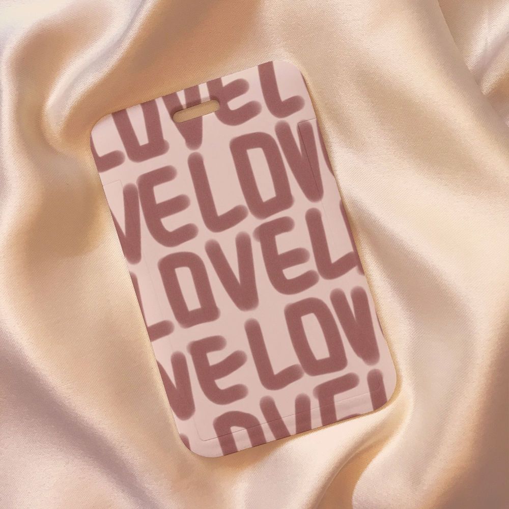 Tarjeta de comida con patrón de amor, tarjeta de estudiante del campus, tarjeta de acceso al autobús, tarjeta de agua del metro, tarjeta de fábrica de tarjetas de trabajo con listado de ácidos nucleicos_voghion.com