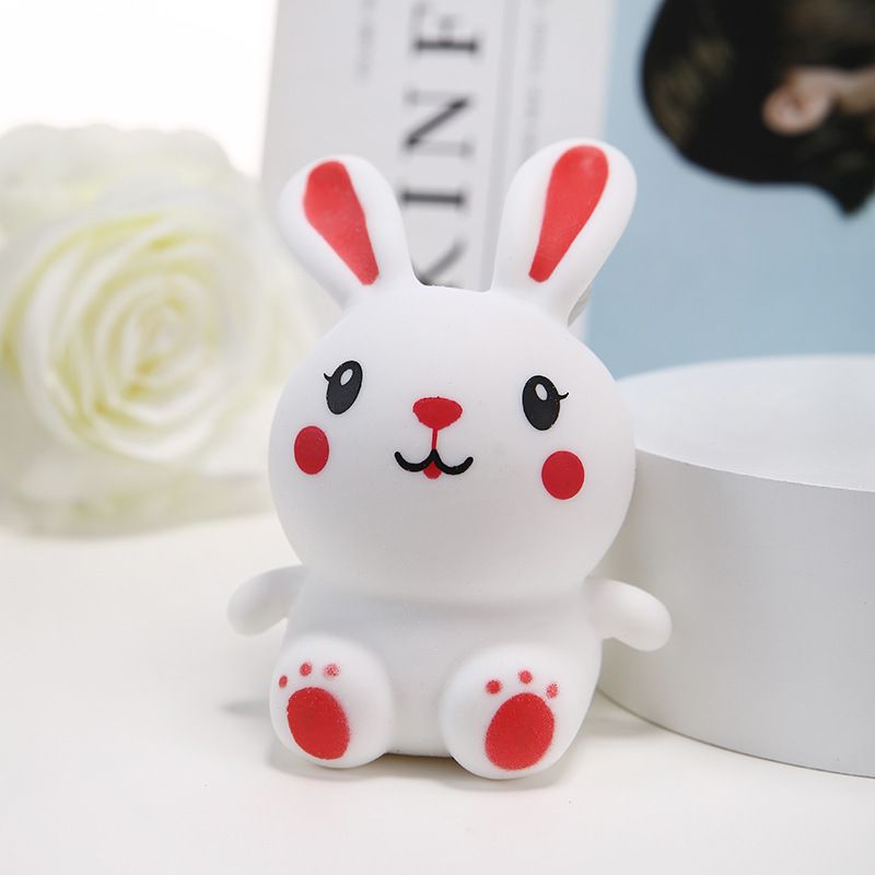 Foam Squishies Creative Cartoon Rabbit Squeeze Music Simulation Fluid Animal Decompression Toy Children's Decompression Artifact Fruit Vent Ball_voghion.com