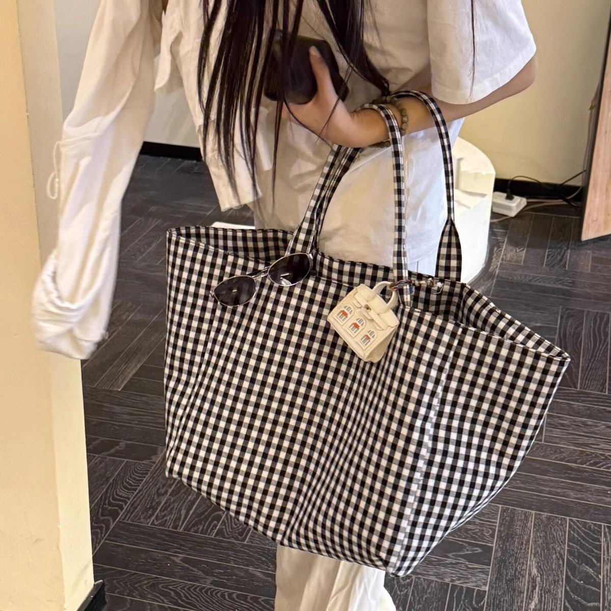 Borsa tote casual in tela da donna autunno/inverno 2025 nuova_voghion.com